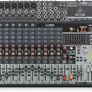 Behringer XENYX X1832USB Premium 18-Input 3/2-Bus Mixer with XENYX Mic Preamps & Compressors